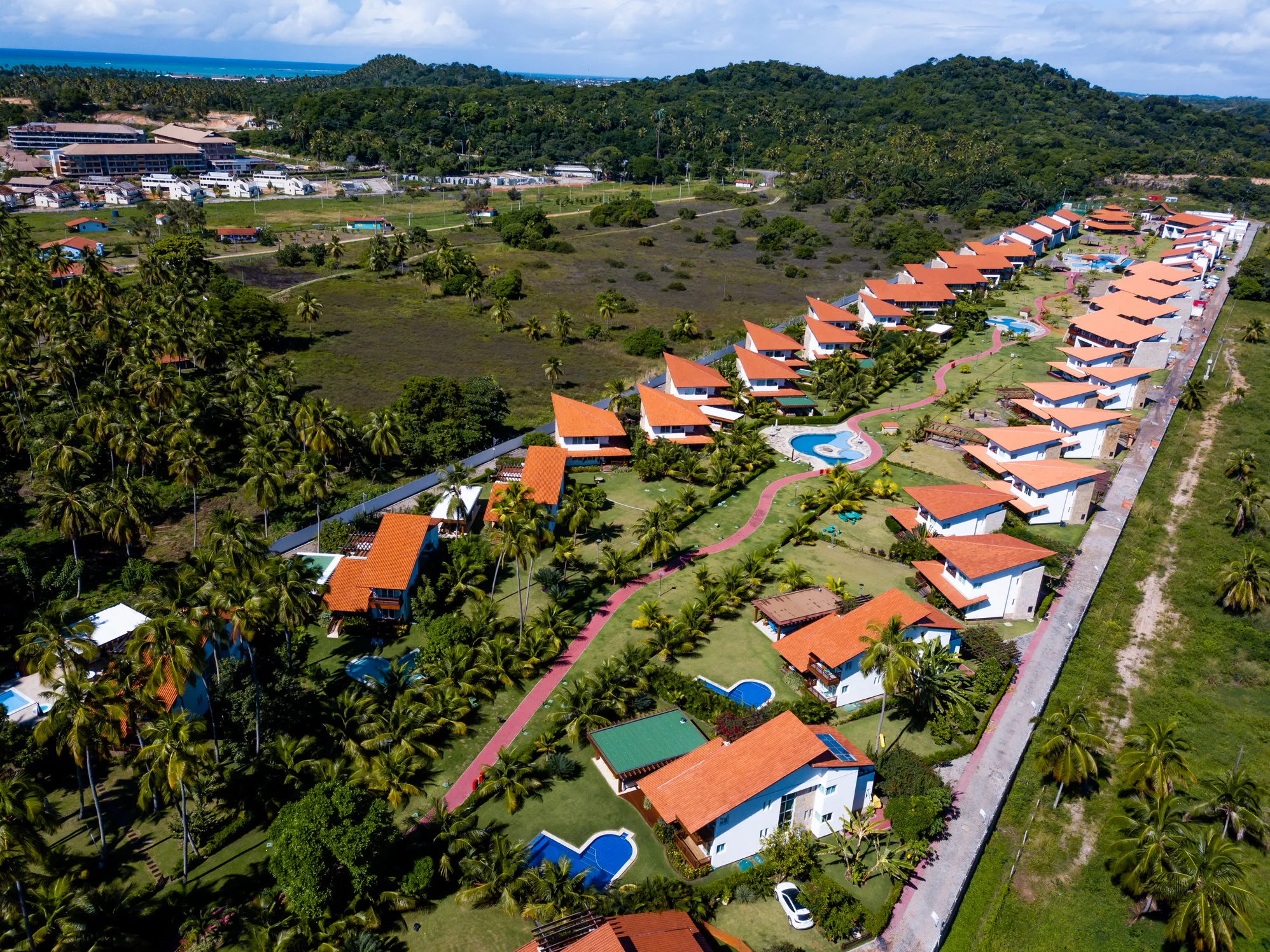 Excelente Bangalô com piscina privativa em Carneiros Beach Resort